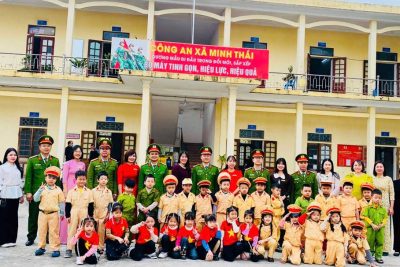 Trường mầm non Trực Đại đẩy mạnh giáo dục an toàn giao thông thông qua hoạt động trải nghiệm thực tế cho trẻ khối 5 tuổi