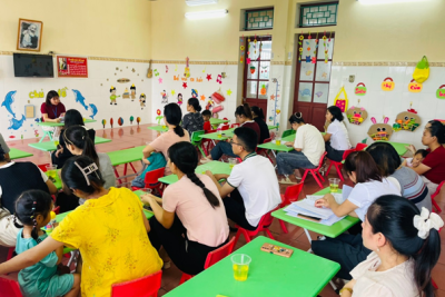 HỘI NGHỊ HỌP CHA MẸ HỌC SINH ĐẦU NĂM HỌC 2025-2026 – TRƯỜNG MN TRỰC ĐẠI